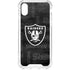 NFL Las Vegas Raiders Black & White iPhone XS Clear Case