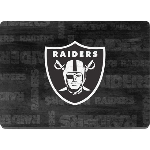 NFL Las Vegas Raiders Black & White Apple MacBook Pro 14-inch Skin