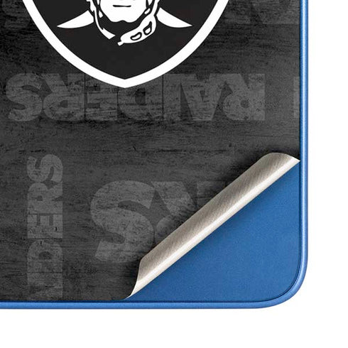 NFL Las Vegas Raiders Black & White Moto G Play 4G (2024) Skin