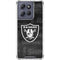 NFL Las Vegas Raiders Black & White Moto G Power 5G (2025) Clear Case