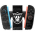 NFL Las Vegas Raiders Black & White Nintendo Switch 2 (2025) Joy-Con Controller Skin