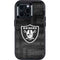 NFL Las Vegas Raiders Black & White Otterbox Defender iPhone Skin