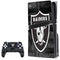 NFL Las Vegas Raiders Black & White PS5 Pro Disk Bundle Skin