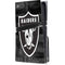 NFL Las Vegas Raiders Black & White PS5 Pro Disk Console Skin