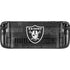 NFL Las Vegas Raiders Black & White Steam Deck Handheld Gaming Computer OLED Skin