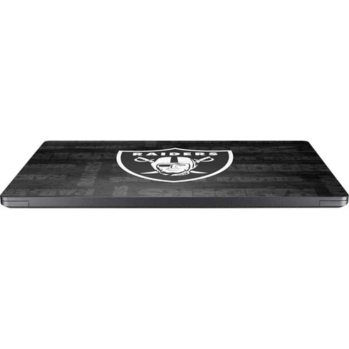 NFL Las Vegas Raiders Black & White Surface Laptop 7 13.8in Skin