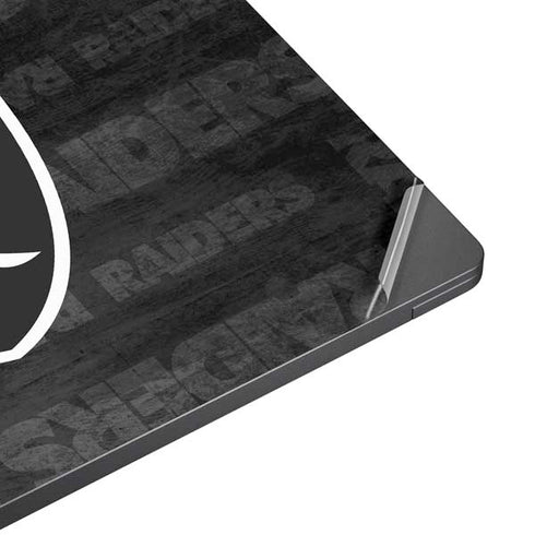 NFL Las Vegas Raiders Black & White Surface Laptop 7 13.8in Skin