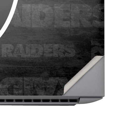 NFL Las Vegas Raiders Black & White HP ZBook Fury 16 G10 Skin