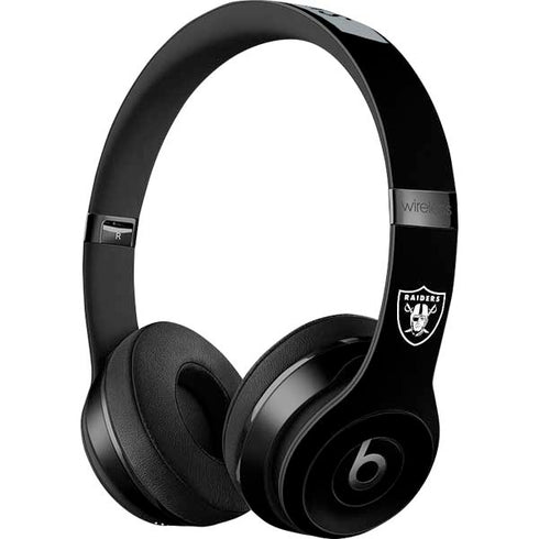 NFL Las Vegas Raiders Black Performance Series Beats Solo 3 Wireless Skin