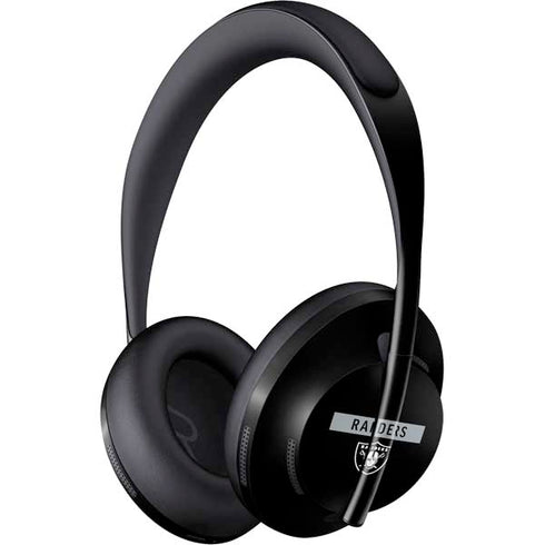 NFL Las Vegas Raiders Black Performance Series Bose Noise Cancelling Headphones 700 Skin