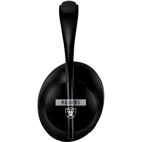 NFL Las Vegas Raiders Black Performance Series Bose Noise Cancelling Headphones 700 Skin