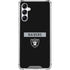 NFL Las Vegas Raiders Black Performance Series Gabb Phone 4 Clear Case