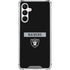 NFL Las Vegas Raiders Black Performance Series Galaxy A16 5G Clear Case