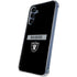 NFL Las Vegas Raiders Black Performance Series Galaxy A35 5G Clear Case