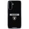 NFL Las Vegas Raiders Black Performance Series Galaxy A36 5G Clear Case