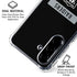 NFL Las Vegas Raiders Black Performance Series Galaxy A36 5G Clear Case