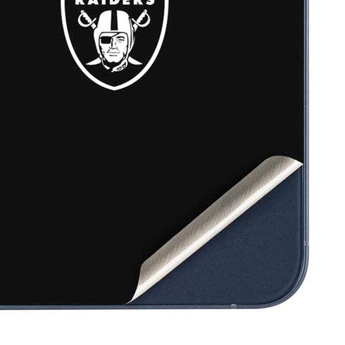 NFL Las Vegas Raiders Black Performance Series Galaxy A36 5G Skin