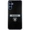 NFL Las Vegas Raiders Black Performance Series Galaxy A55 5G Clear Case
