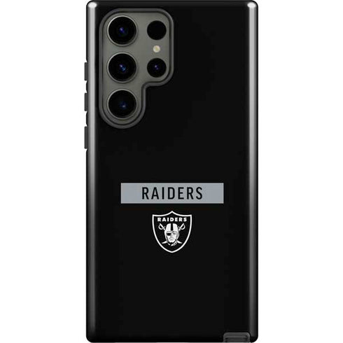NFL Las Vegas Raiders Black Performance Series Galaxy S23 Ultra Pro Case