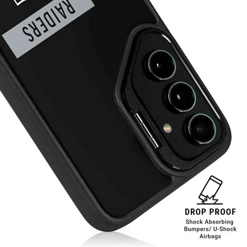 NFL Las Vegas Raiders Black Performance Series Galaxy S25 Kickstand Case