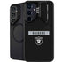 NFL Las Vegas Raiders Black Performance Series Galaxy S25 Plus Kickstand Case