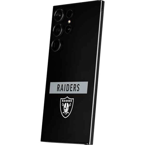 NFL Las Vegas Raiders Black Performance Series Galaxy S25 Ultra Skin