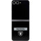NFL Las Vegas Raiders Black Performance Series Galaxy Z Flip6 Skin