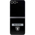 NFL Las Vegas Raiders Black Performance Series Galaxy Z Flip6 Skin
