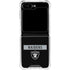 NFL Las Vegas Raiders Black Performance Series Galaxy Z Flip6 Clear Case