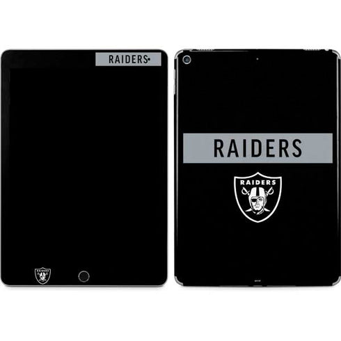 NFL Las Vegas Raiders Black Performance Series iPad Skins