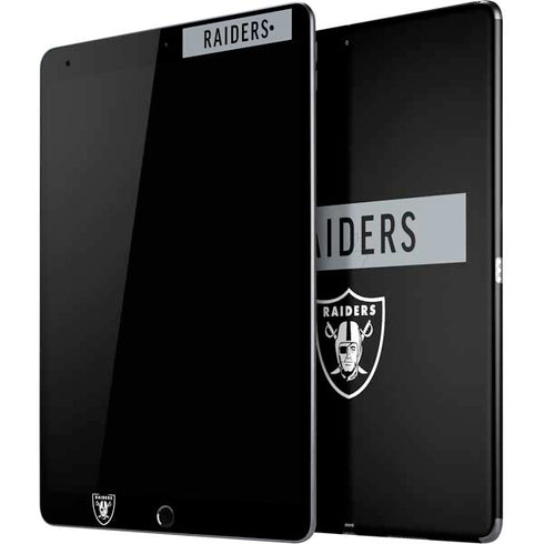NFL Las Vegas Raiders Black Performance Series iPad Skins