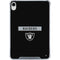 NFL Las Vegas Raiders Black Performance Series iPad 11th Gen (2025) Clear Case