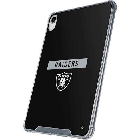 NFL Las Vegas Raiders Black Performance Series iPad 11th Gen (2025) Clear Case