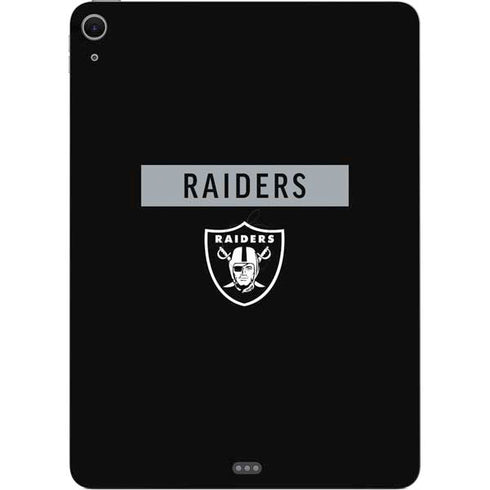 NFL Las Vegas Raiders Black Performance Series Apple iPad Air Skin