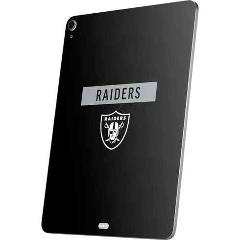 NFL Las Vegas Raiders Black Performance Series Apple iPad Air Skin