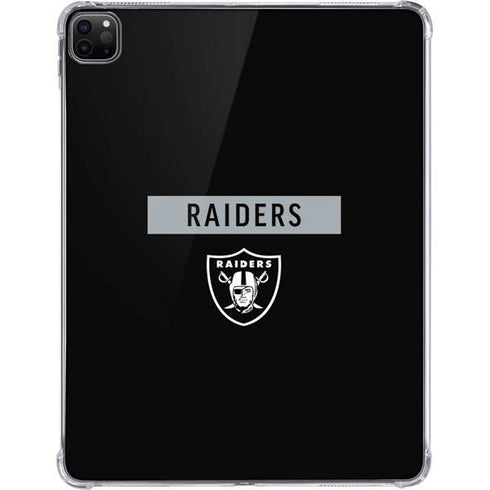 NFL Las Vegas Raiders Black Performance Series iPad Pro 11in (2024) Clear Case