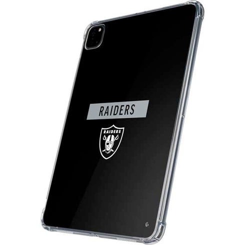 NFL Las Vegas Raiders Black Performance Series iPad Pro 11in (2024) Clear Case