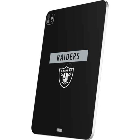 NFL Las Vegas Raiders Black Performance Series iPad Pro 13in M4 (2024) Skin