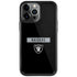NFL Las Vegas Raiders Black Performance Series iPhone Cases