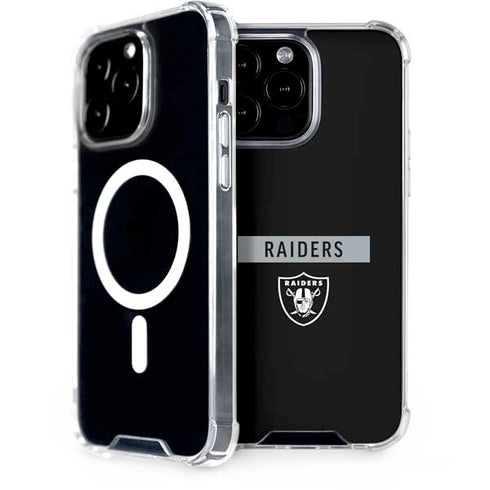 NFL Las Vegas Raiders Black Performance Series iPhone Cases