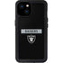 NFL Las Vegas Raiders Black Performance Series iPhone 15 Plus Waterproof Case