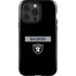 NFL Las Vegas Raiders Black Performance Series iPhone 15 Pro Impact Case