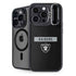 NFL Las Vegas Raiders Black Performance Series iPhone 15 Pro Kickstand Case