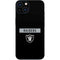 NFL Las Vegas Raiders Black Performance Series iPhone 15 Skin