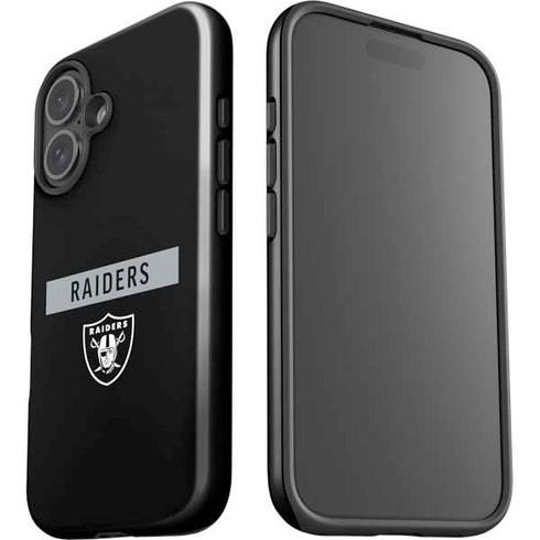NFL Las Vegas Raiders Black Performance Series iPhone 16 Impact Case