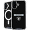 NFL Las Vegas Raiders Black Performance Series iPhone 16 MagSafe Case