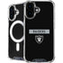NFL Las Vegas Raiders Black Performance Series iPhone 16 MagSafe Case