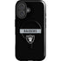 NFL Las Vegas Raiders Black Performance Series iPhone 16 Magsafe Impact Case