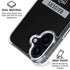 NFL Las Vegas Raiders Black Performance Series iPhone 16 Plus Clear Case