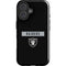 NFL Las Vegas Raiders Black Performance Series iPhone 16 Plus Impact Case
